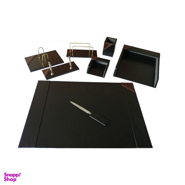 ست لوازم اداری رومیزی مدل D-S-0903-M مجموعه 8 عددی