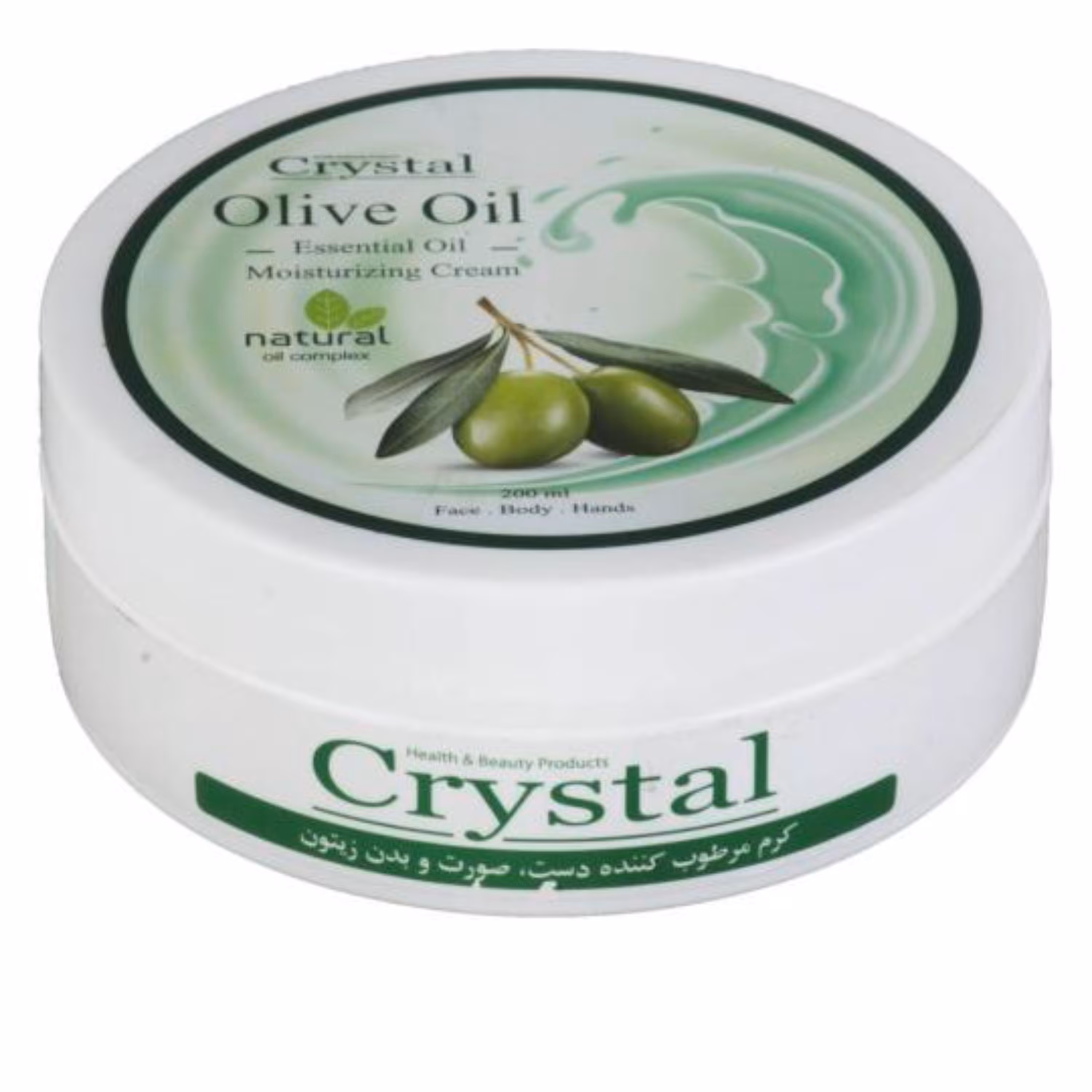 کرم مرطوب کننده کریستال زیتون 200 میل