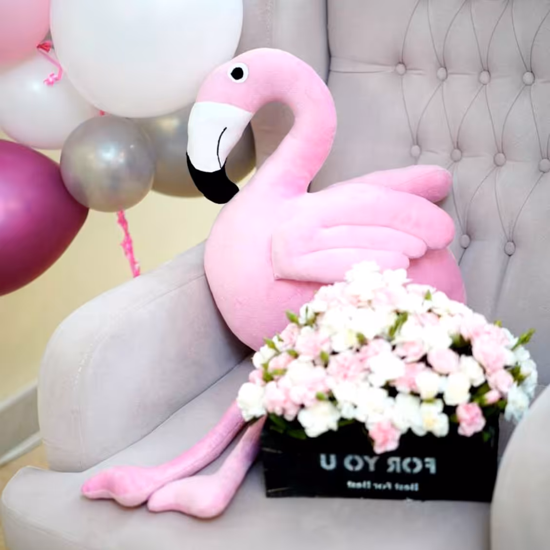 کوسن مبل فانتزی فلامینگو کسا قابل شستشو با الیاف درجه یک 