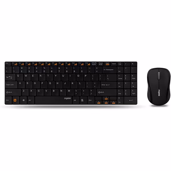 کیبورد و موس بیسیم رپو مدل  Rapoo 9060 Wireless Keyboard