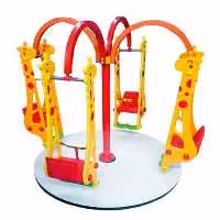 چرخ و فلک زرافه کوتاه مهدکودکی کد محصول W265 پسکرایه