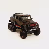 ماکت ماشین Mercedes Benz g63   آفرودی 6 چرخ رنگ مشکی برند Chezhi مقیاس یک بیست و چهارم طول 23.5 سانتی متر