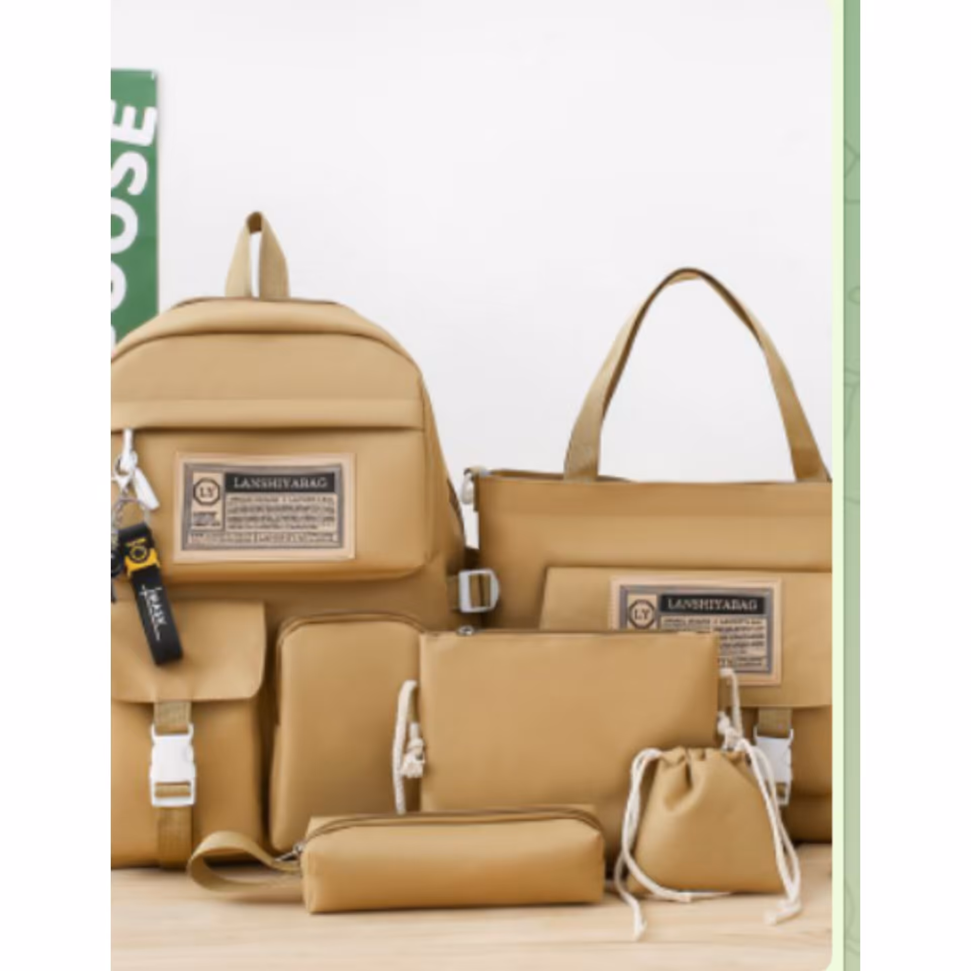 کوله پشتی مدرسه 5 تکه ضد آب 