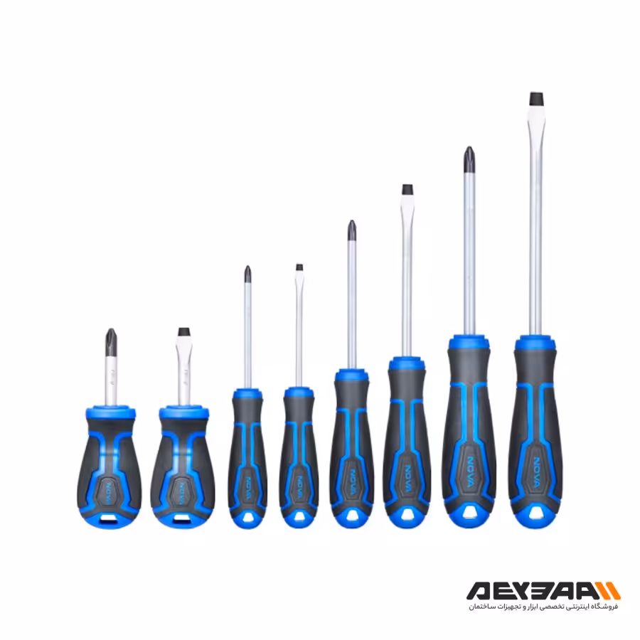 مجموعه 8 عددی پیچ گوشتی نووا مدل 1792