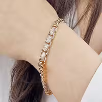 دستبند ژوپینگ کارتیه طرح دار کد9865