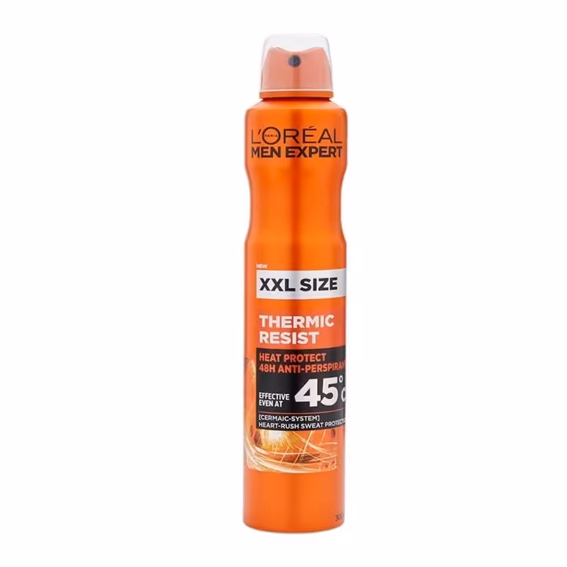 اسپری ضد تعریق مردانه مدل Thermic Resist (نارنجی) لورال 300 میل