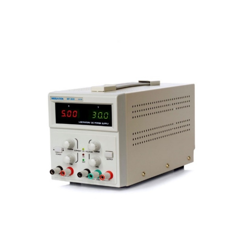 منبع تغذیه 30V و 5A مگاتک MEGATEK MP-3005

