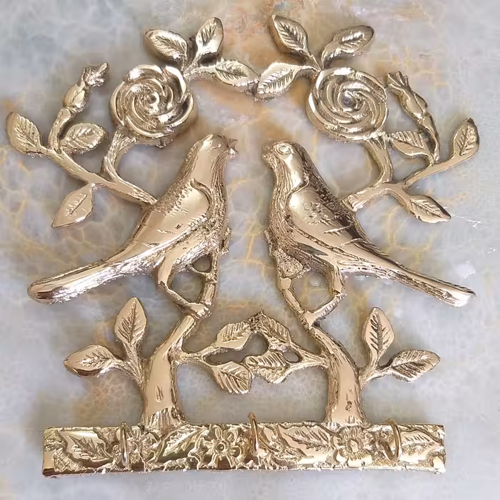 جا کلیدی  برنز طرح گنجشک کد 432 