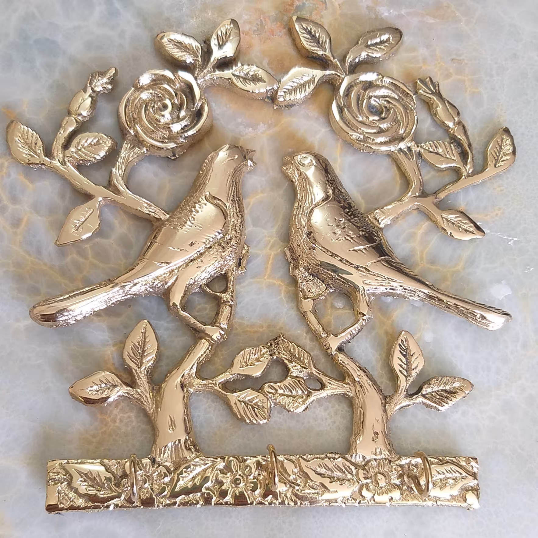 جا کلیدی  برنز طرح گنجشک کد 432 