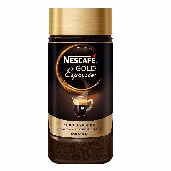 پودر قهوه نسکافه مدل Espresso Gold وزن 85 گرم