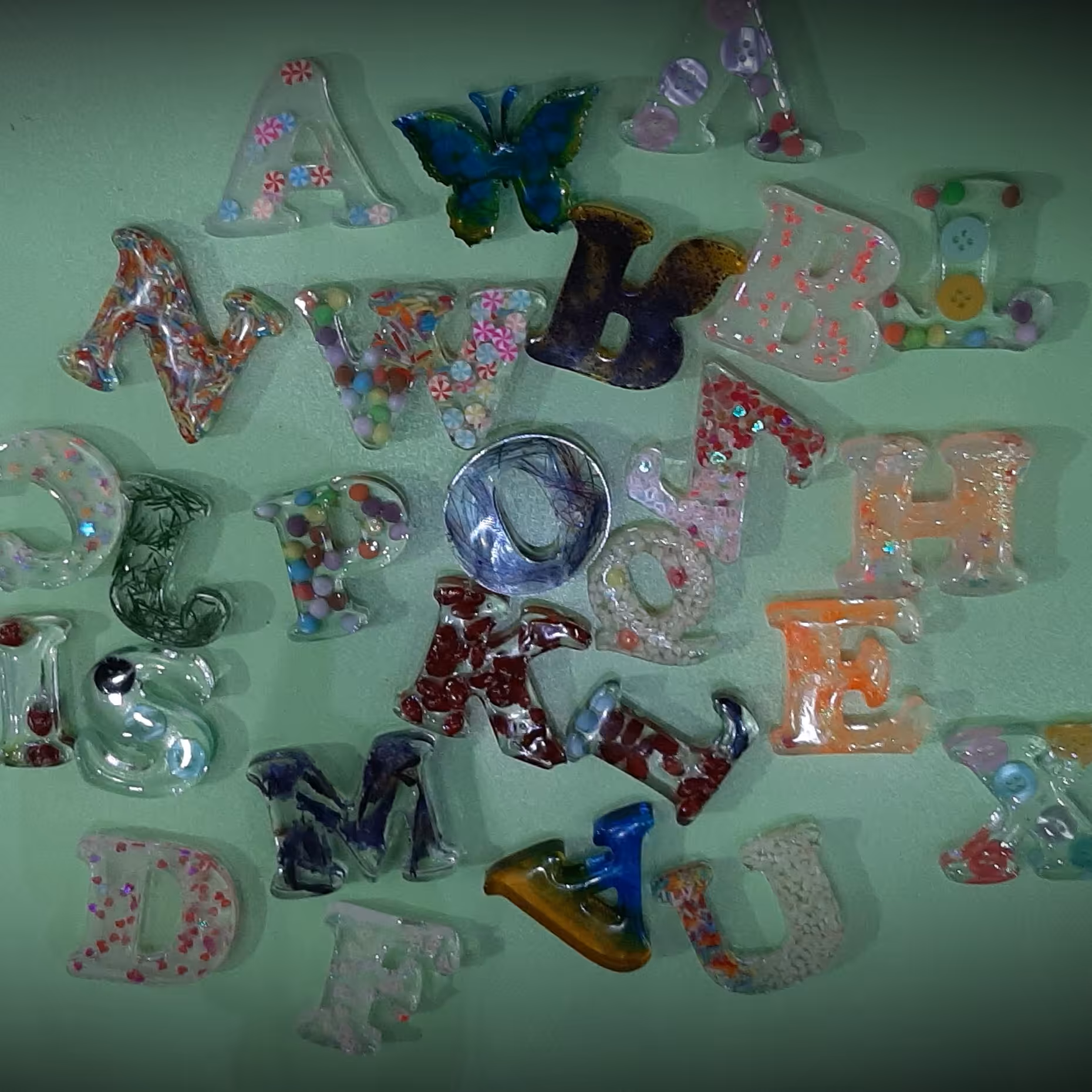 جاکلیدی طرح حروف انگلیسی ، 12 گرم 