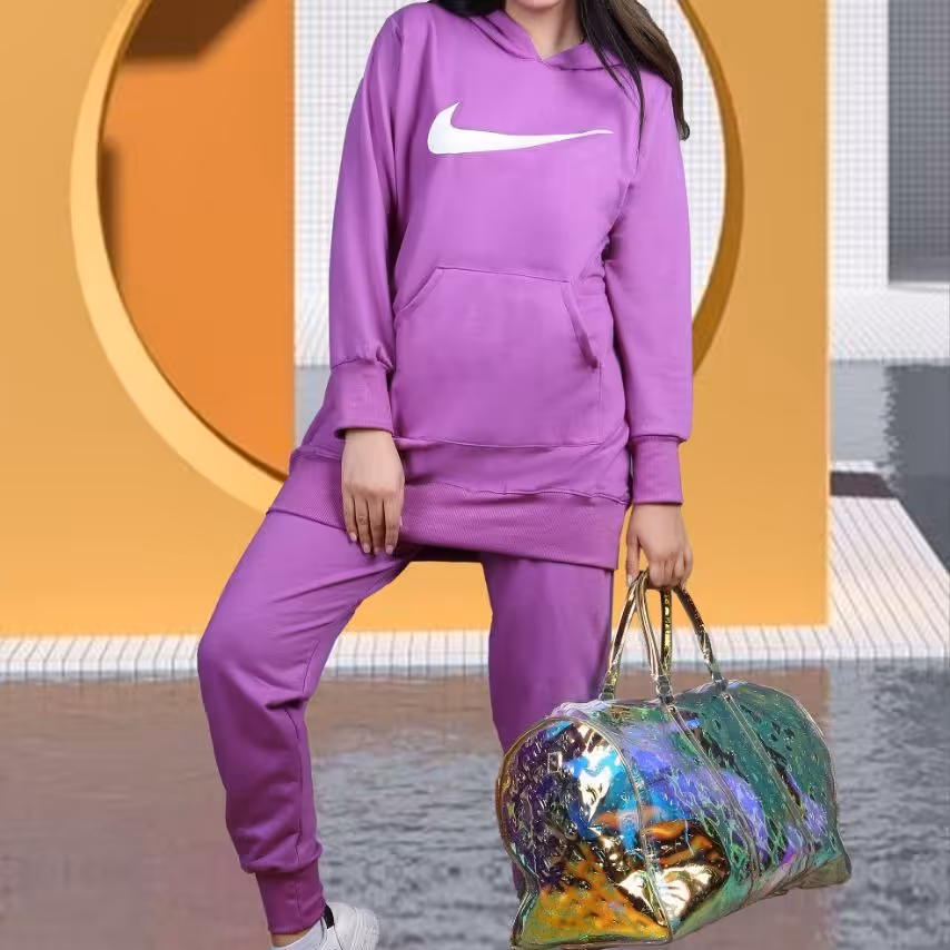 ست هودی و شلوار، ست دورس تو کرکی ،هودی و شلوار  قد هودی 80 (ارسال رایگان )