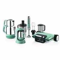 ست غذاساز گوشت کوب ، گریل ، چای ساز و قهوه جوش کرکماز (اصلی) مدل 1814