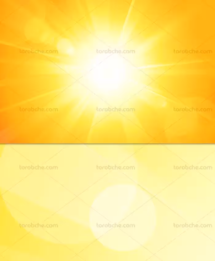 وکتور پرتو نور با بکگراند زرد | گرافیک با طعم تربچه