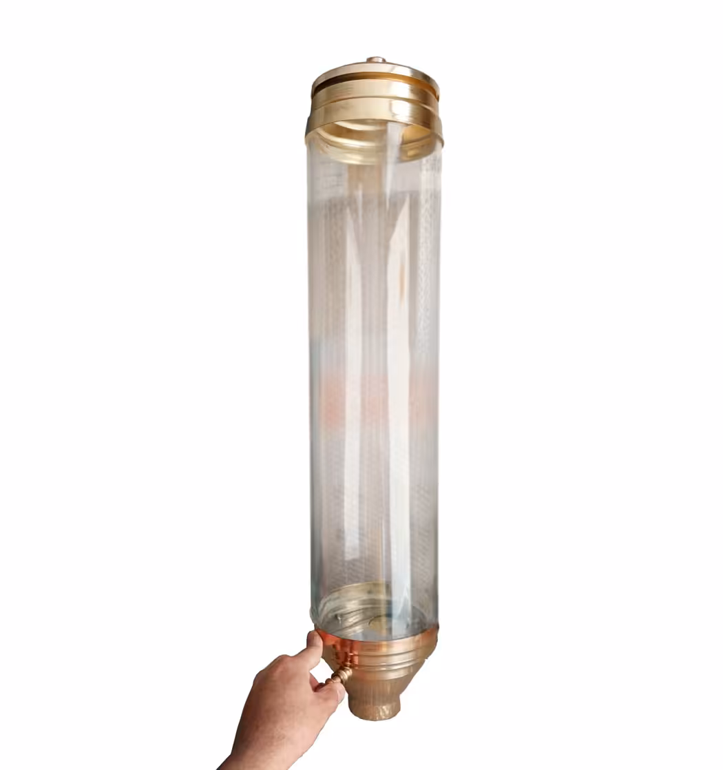 سیلو قهوه شیشه‌ای 5 کیلو کشویی