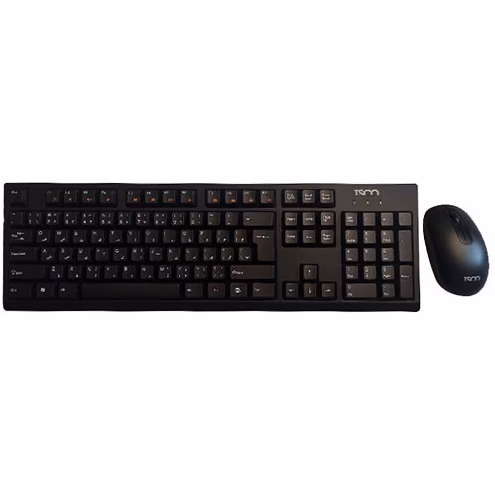 کیبورد و ماوس بی سیم تسکو مدل TKM 7019W کیبورد و موس TSCO7019