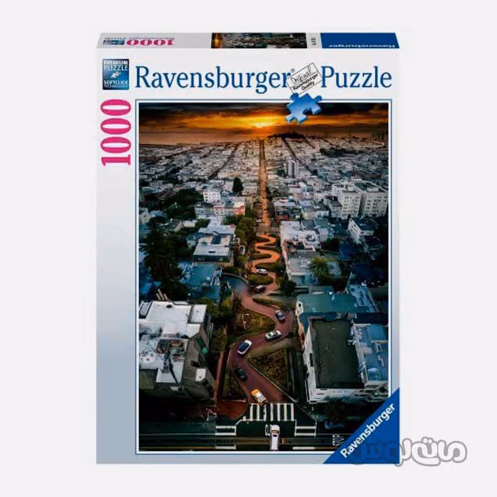 پازل 1000 قطعه خیابان لمبارد سان فرانسیسکو رونزبرگر

