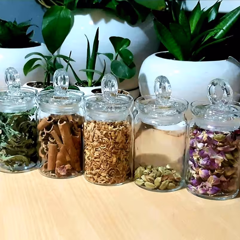 جا ادویه  بانکه ادویه کیچن سایز 5 ظرف ادویه 