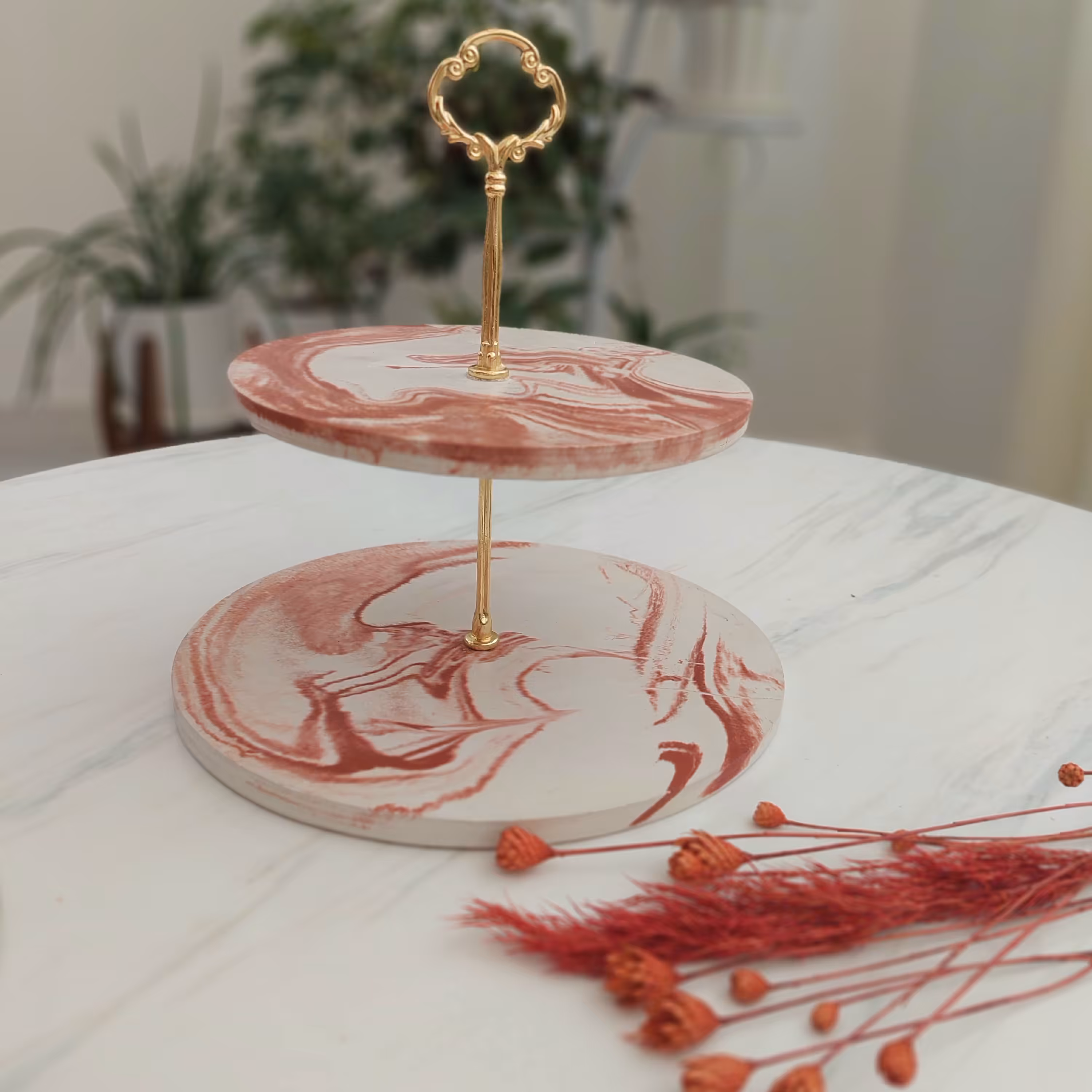 سینی پذیرایی دو طبقه 