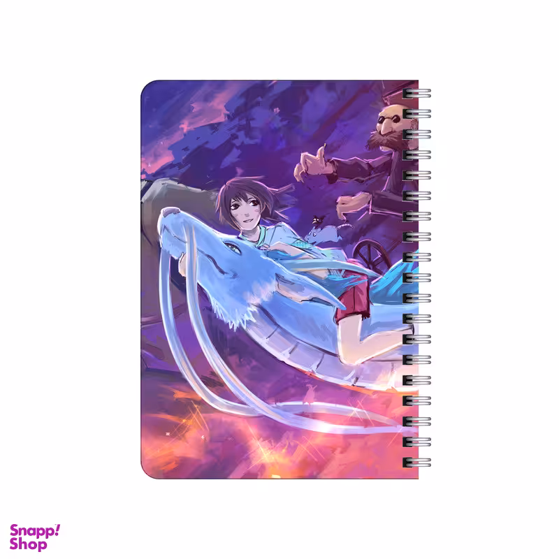 دفترچه یادداشت بامبیلیپ مدل چوبی طرح انیمیشن شهر اشباح کد 0425952