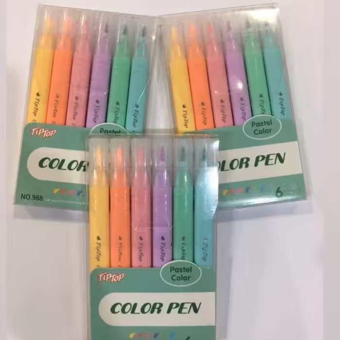 هایلایتر پاستیلی 6عددی