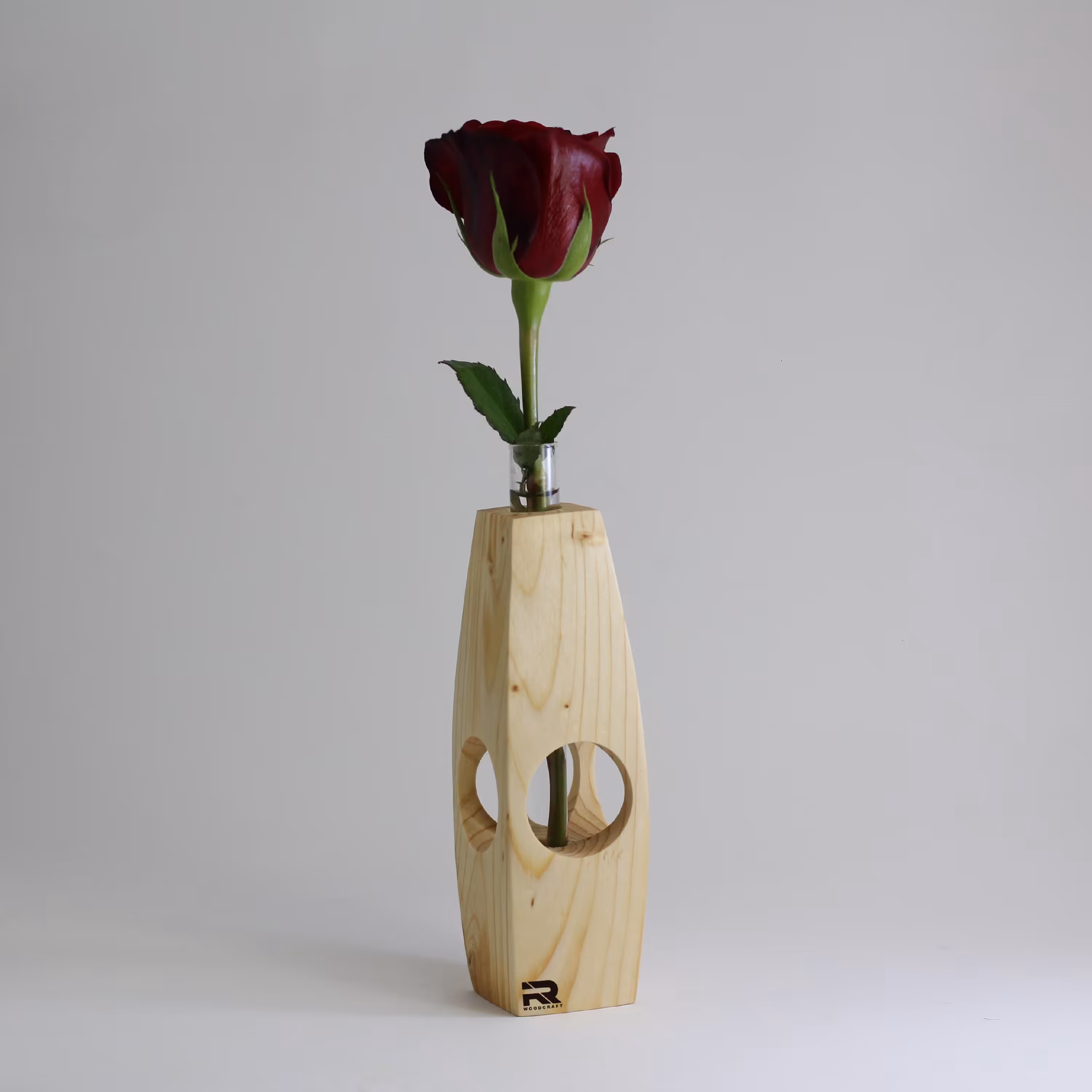 گلدان چوبی کد 002