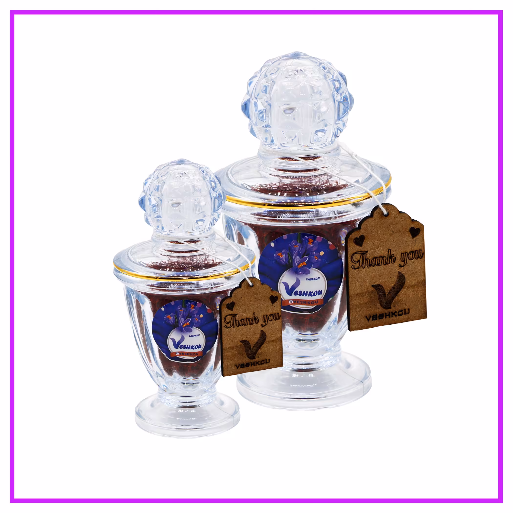 زعفران نگین نیم وشکویی کاپ