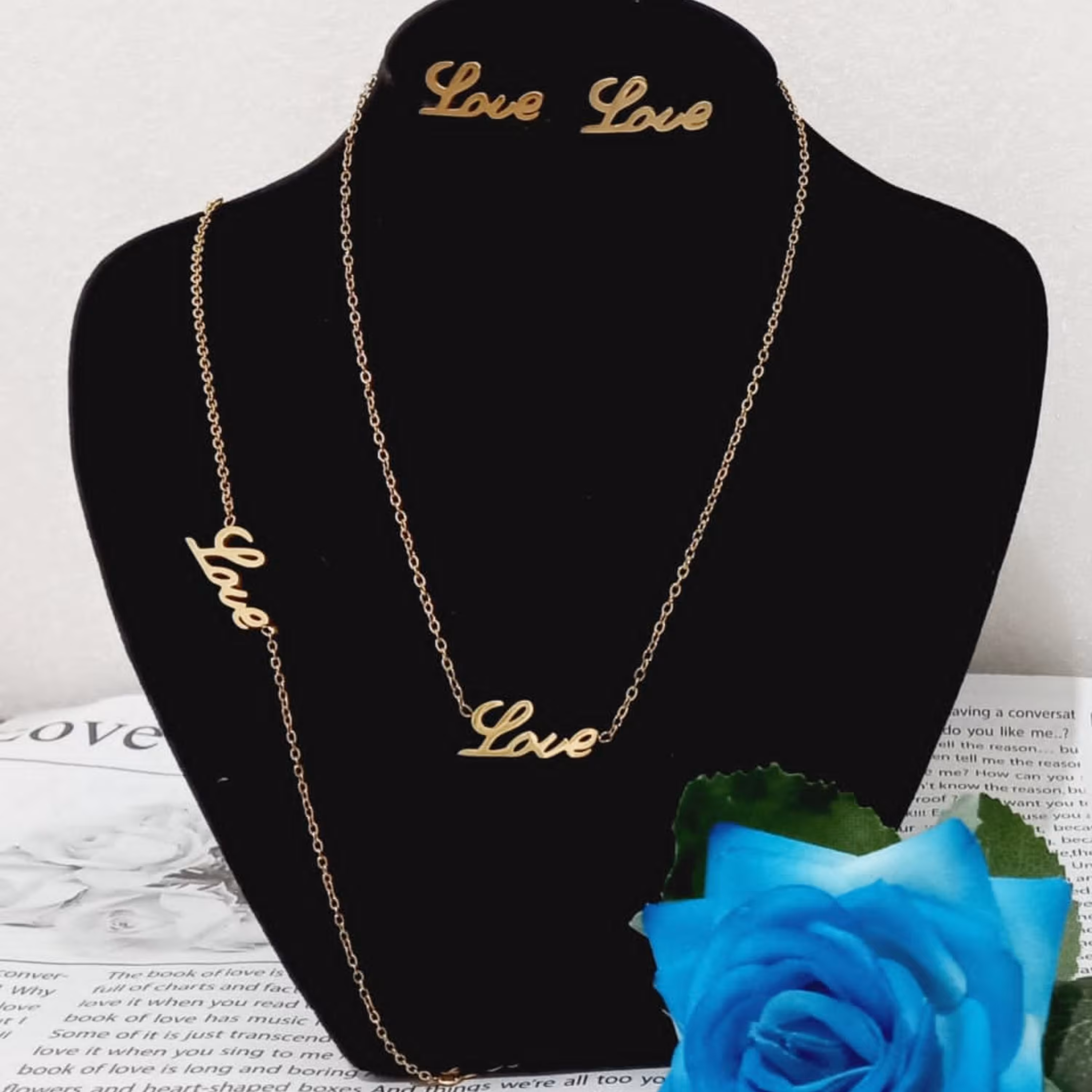 نیم ست با دستبند استیل 