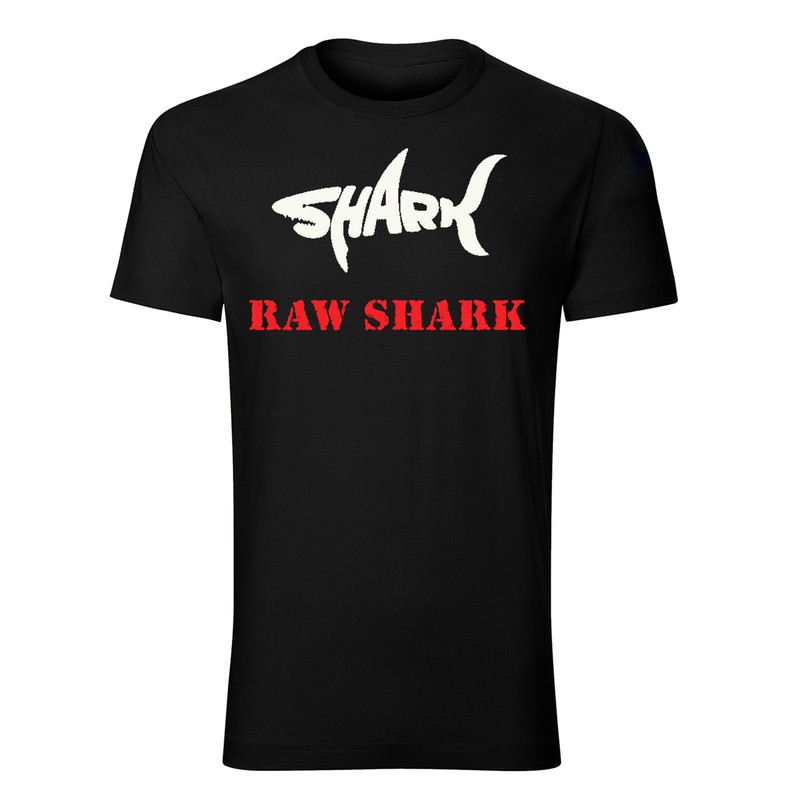 تیشرت آستین کوتاه مردانه طرحshark مدلd575u