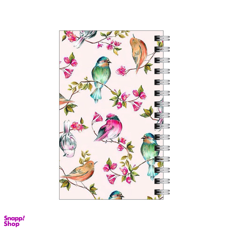 دفترچه یادداشت ۶۰ برگ مدل To Do List طرح گل و بلبل کد 5258093
