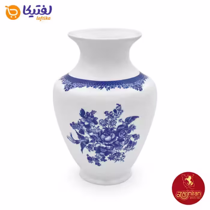 گلدان چینی زرین رعنا طرح فلورانس سایز 23 بزرگ