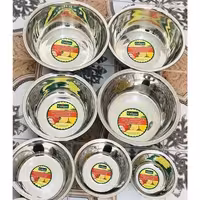 لگن استیل یونیک لبه دار  اهن ربا نگیر 7پارچه اصلی