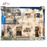 ماکت ست پایگاه نظامی 77078 برند ام اند سی MILITARY BATTLEFIELD M C TOY