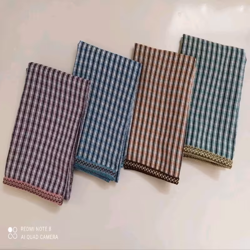 سفره نان یزدی در چهار رنگ زیبای سبز نارنجی قرمز صورتی نوار دوزی شده جنس پارچه نخ 