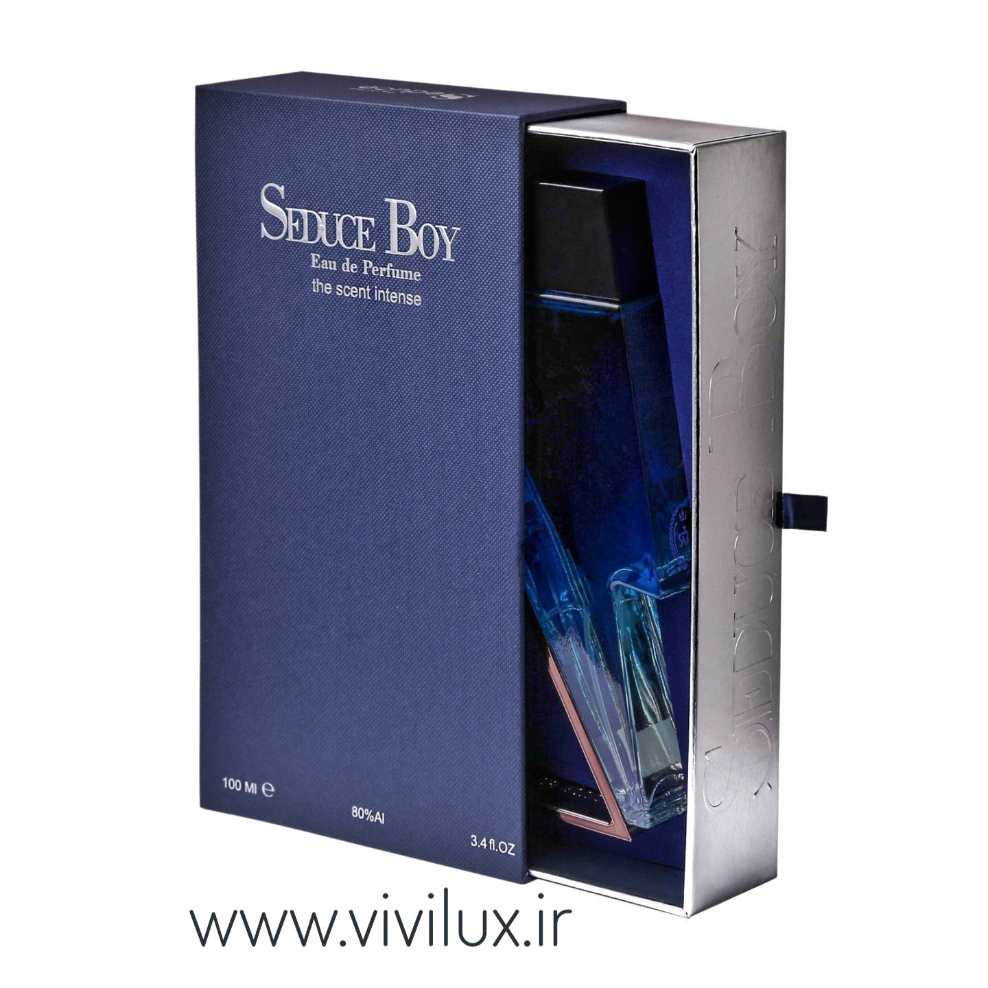 ادوپرفیوم لوکس مردانه اورجینال برند سدیوس Seduce Boy The Scent Intense با هاردباکس بسیار لوکس و خاص و بوی جذاب 100 میل