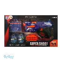 تفنگ اسباب بازی مدل supershoot آیتم 9002A-1 تک و عمده