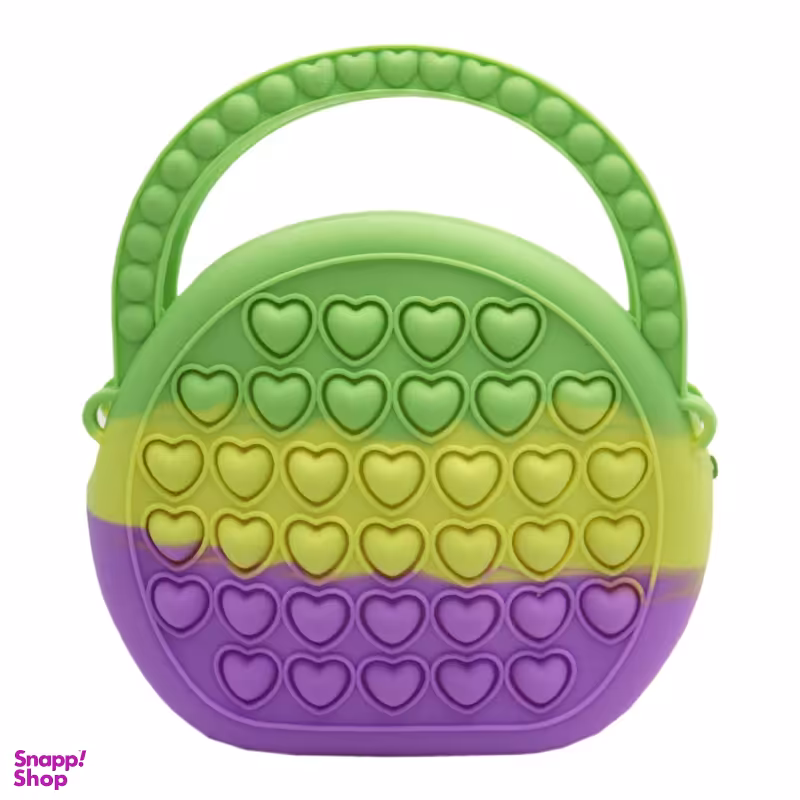 کیف دستی دخترانه مدل پاپیت طرح قلب کد YP-3RANG