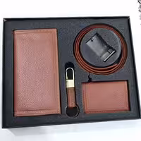 ست کیف پول  وکمربند و جاکارتی وجا کلیدی