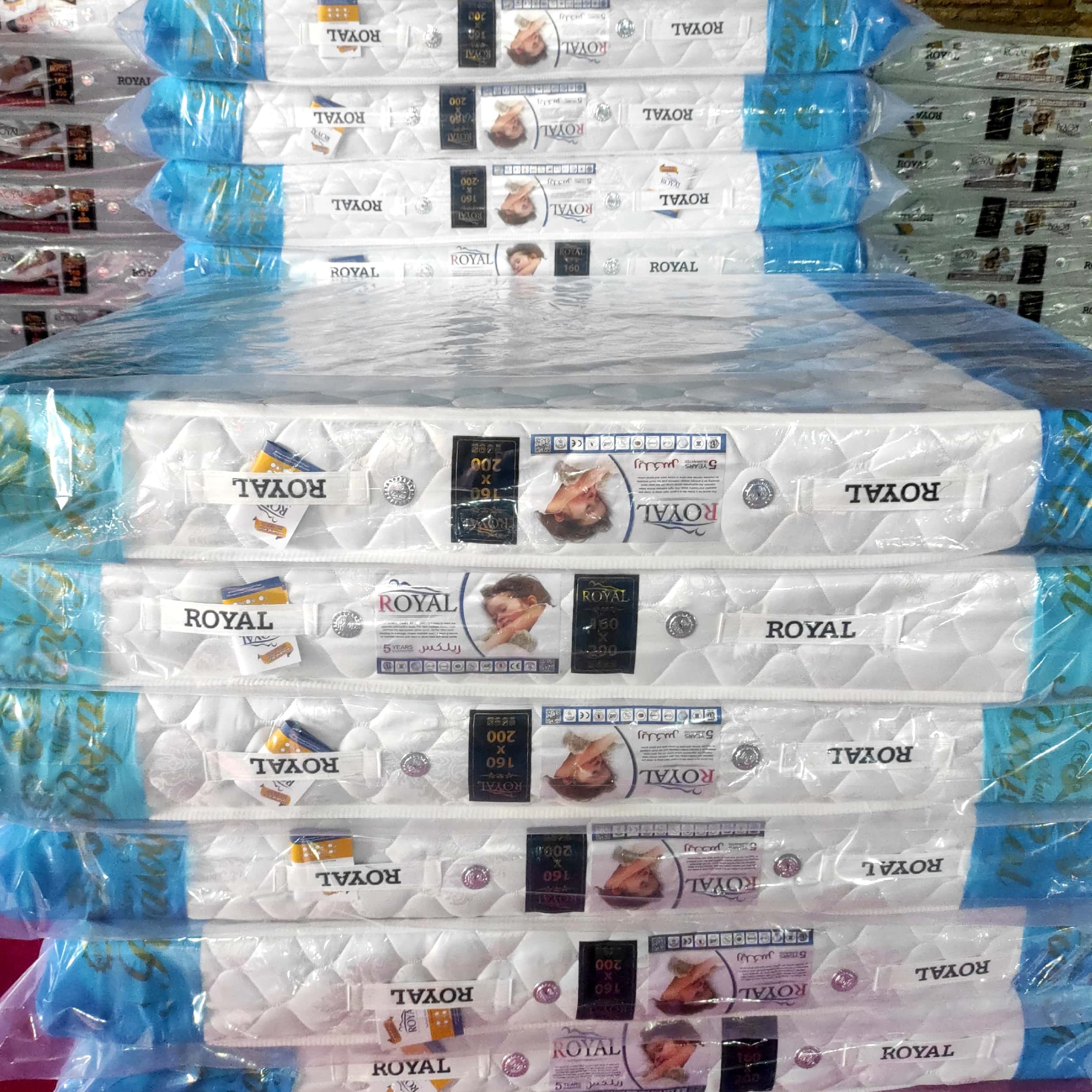 تشک  تخت رویال  طبی فنری دو نفره 5سال ضمانت
مدل ریلکس 160در200