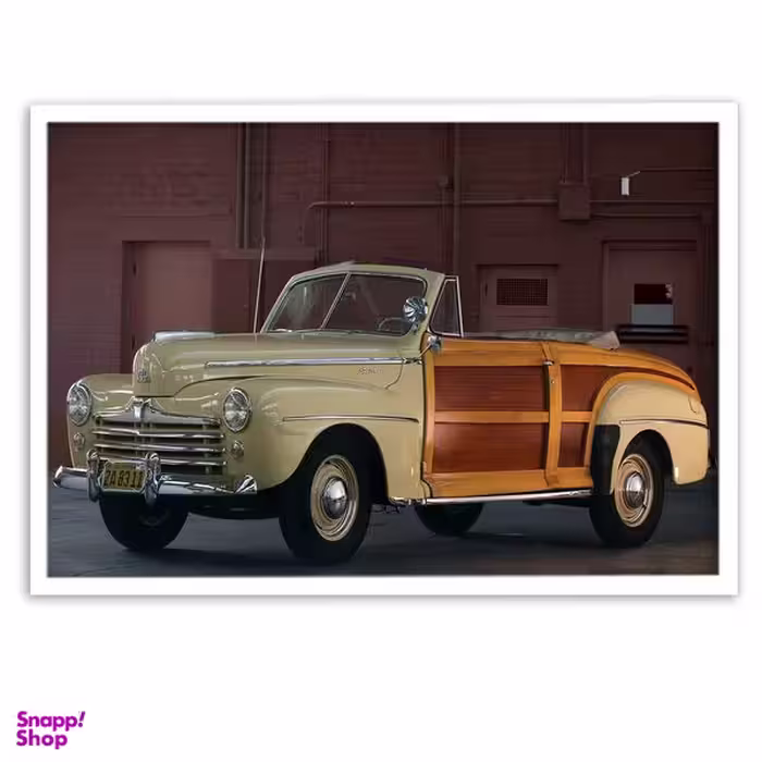 تابلو بکلیت طرح ماشین فورد قدیم مدل W-4872
