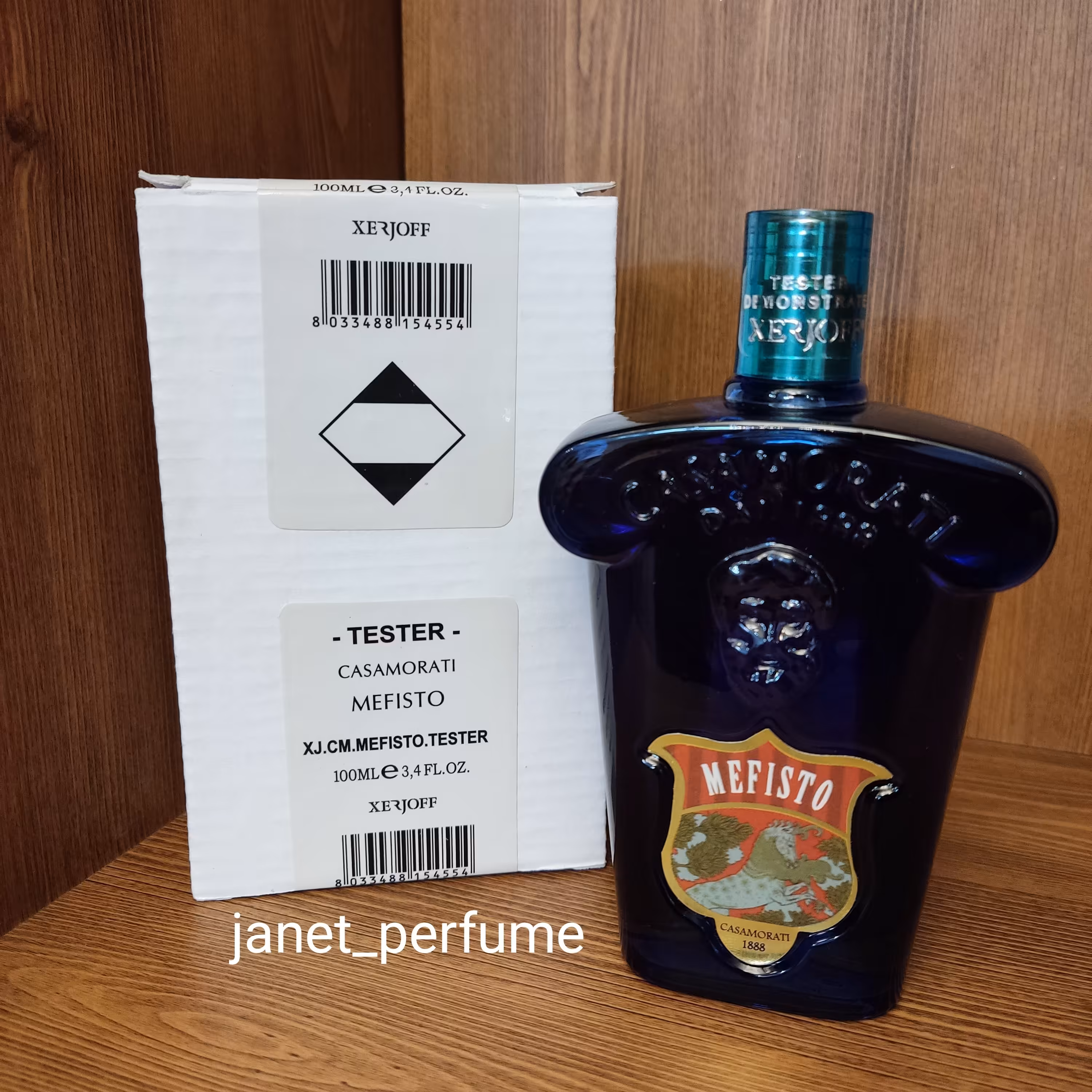 تستر ادکلن زرجف کازموراتی مفیستو _ ادکلن کازموراتی مفیستو _ اماراتی کیفیت خیلی خوب _ ماندگاری بالا _ 100mil