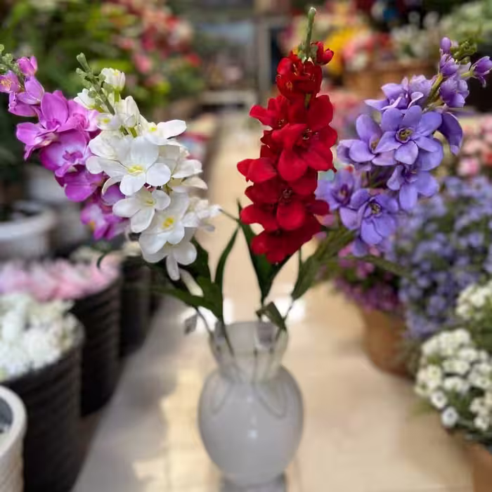 گل مصنوعی( شاخه ارکیده شبویی)