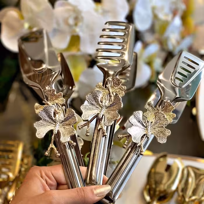 ست سرو سالاد و مرغ سه تایی