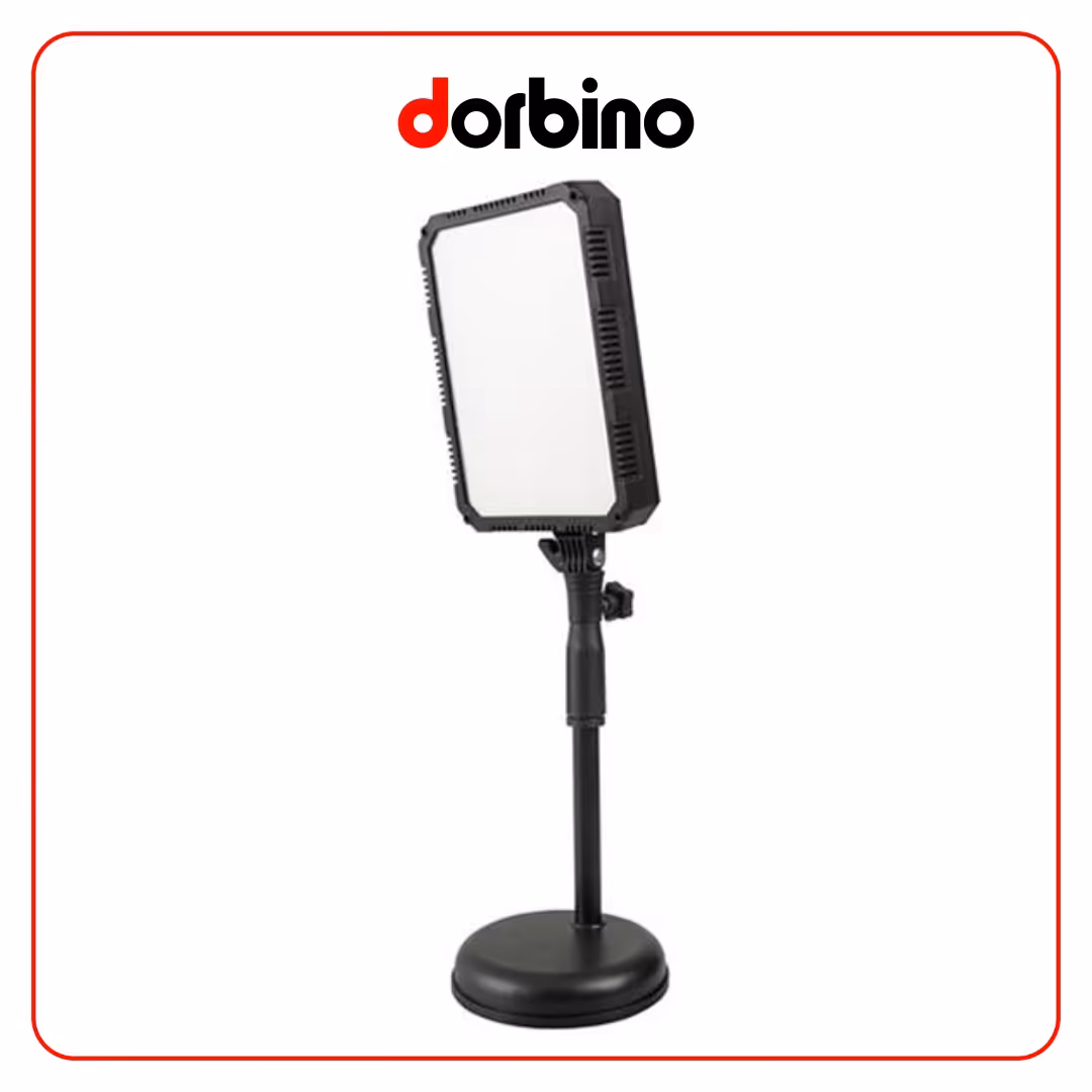 فلات نور نان لایت Nanlite Compac 24B Adjustable Bi-Color Soft LED Panel Desktop Light with Stand - فروشگاه دوربین دوربینو