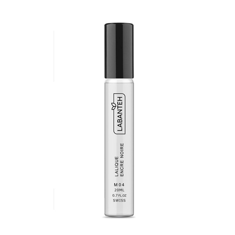 عطر جیبی مردانه لابانته مدل Lalique Encre Noire حجم 20 میل