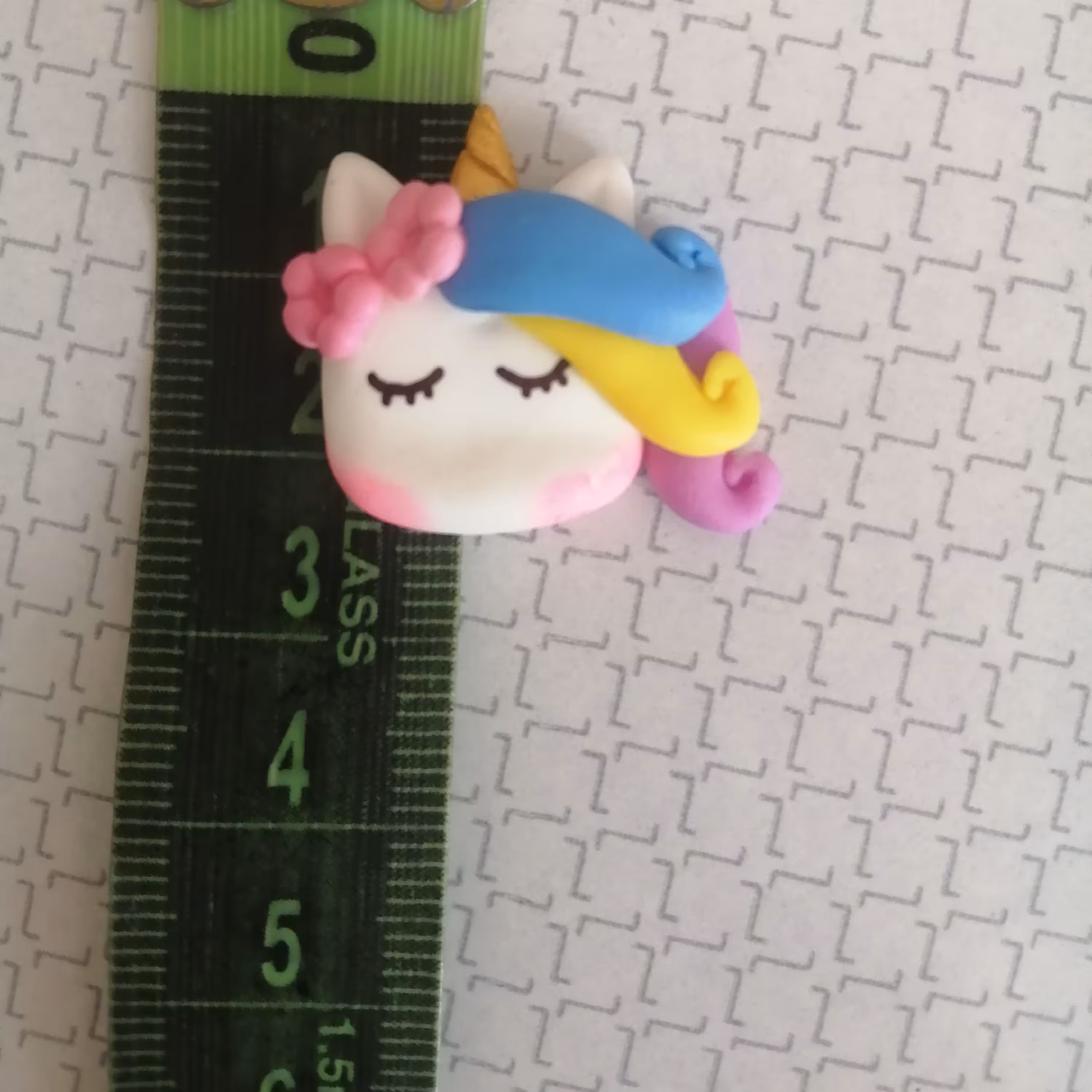 پیکسل پونی تک شاخ گلسر سازی  تزیین گیفت هدیه آویز کلید