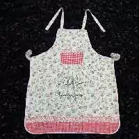 پیشبند آشپزخانه 3لایه  پارچه نسوز گل گلی محصول جدید دست دوزهای گل نرگس با قیمت مناسب