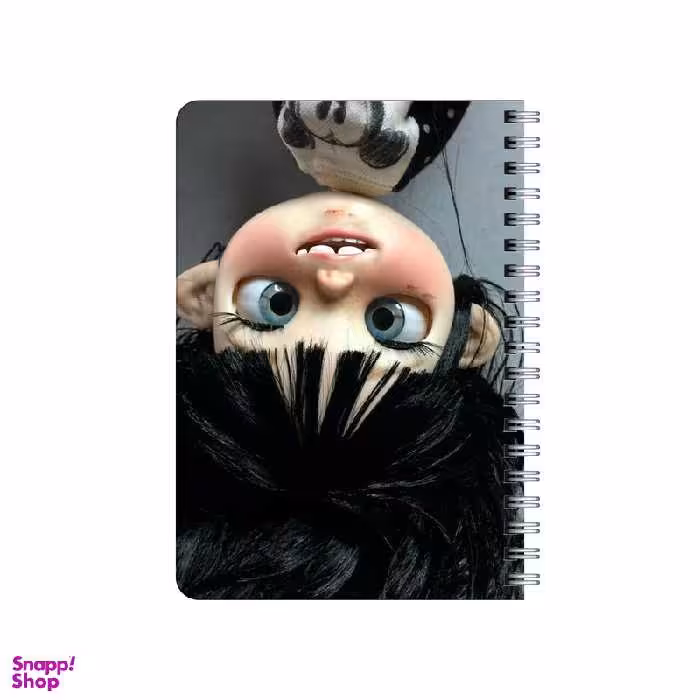 دفترچه یادداشت بامبیلیپ مدل چوبی طرح دختر شیطون کد 3000097