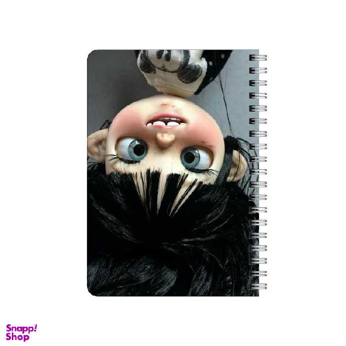 دفترچه یادداشت بامبیلیپ مدل چوبی طرح دختر شیطون کد 3000097