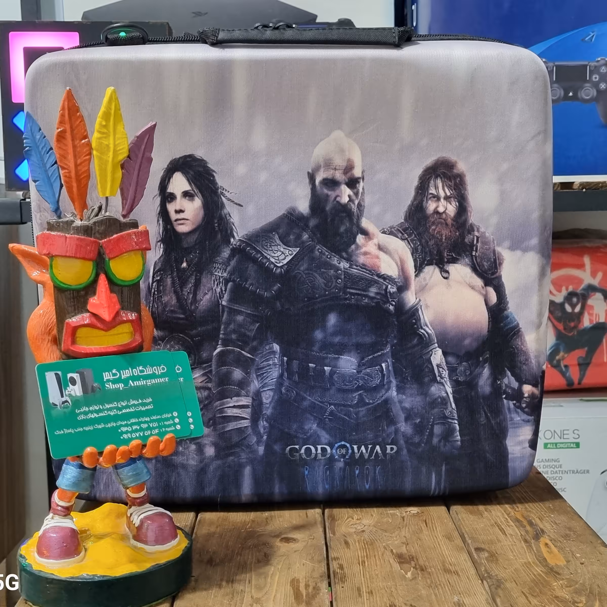 کیف نگهداری و حمل ps4طرح god of war